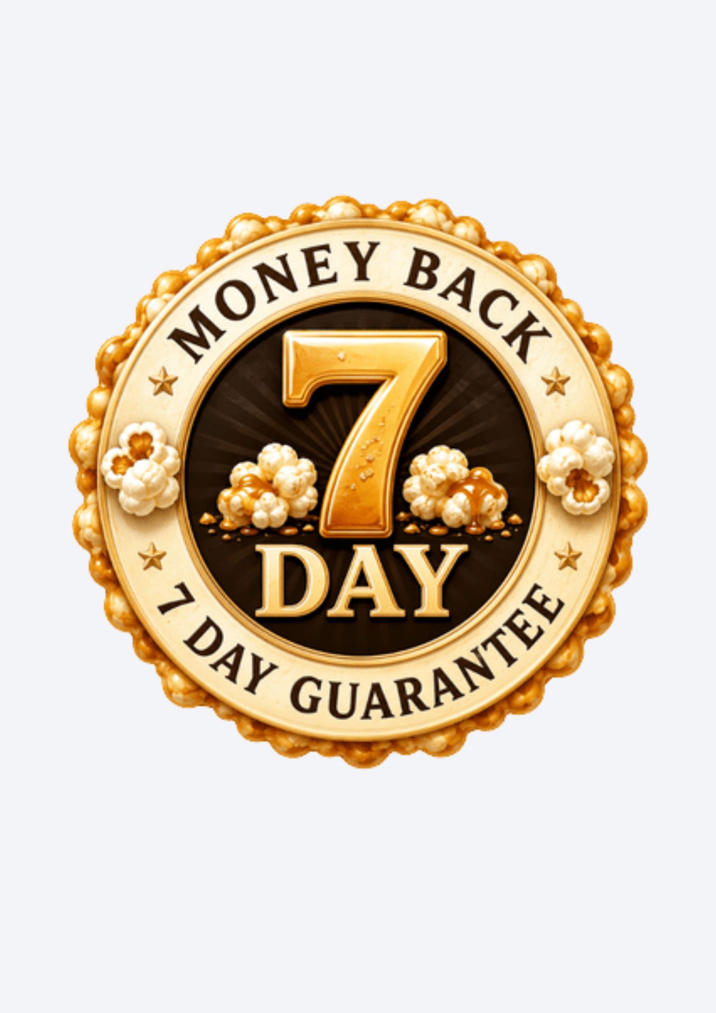 Sello de garantía de 7 días money back